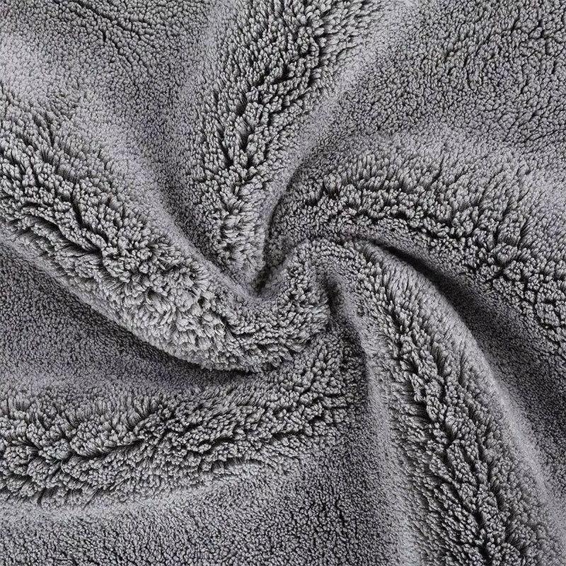 SEAMETAL 1200GSM Coral Fleece Deluxe Car Wash Microfiber Towel Plush Cleaning Drying Cloth Car Wash Towels 40X40/40X60/60X90Cm