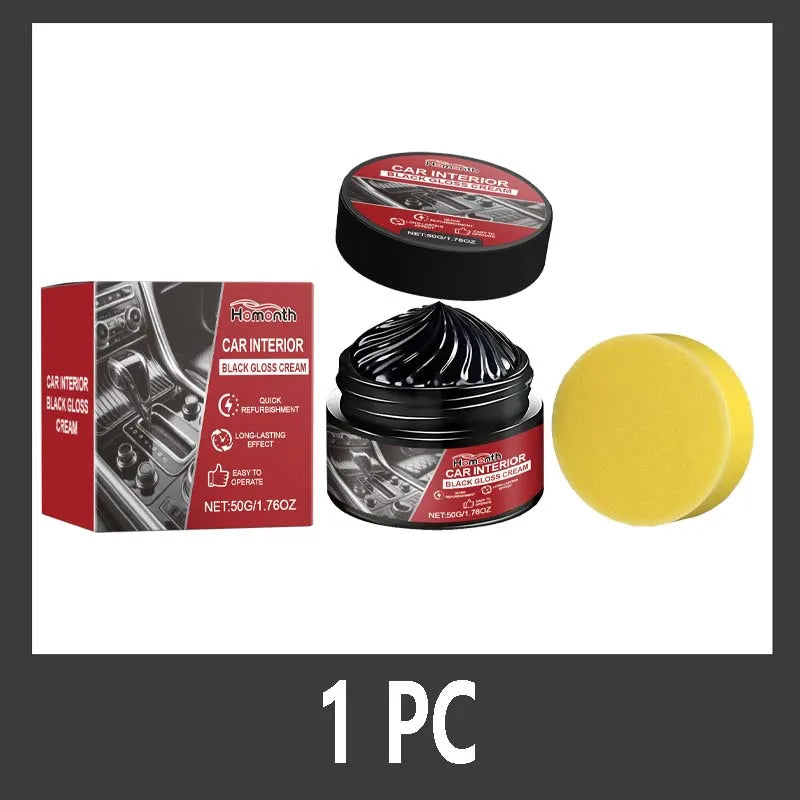 Car Plastic Restorer Back to Black Gloss Auto Interior Leather & Panel Renewal Wax Coating Agent Auto Polish and Repair Coating