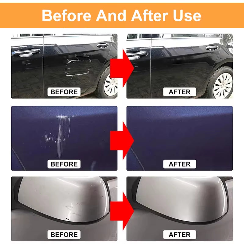 Car Scratch Remover Car Polishing Paste with Sponge Car Body Paint Care Remove Scratch Repair Broken Paint Smooth Car Body