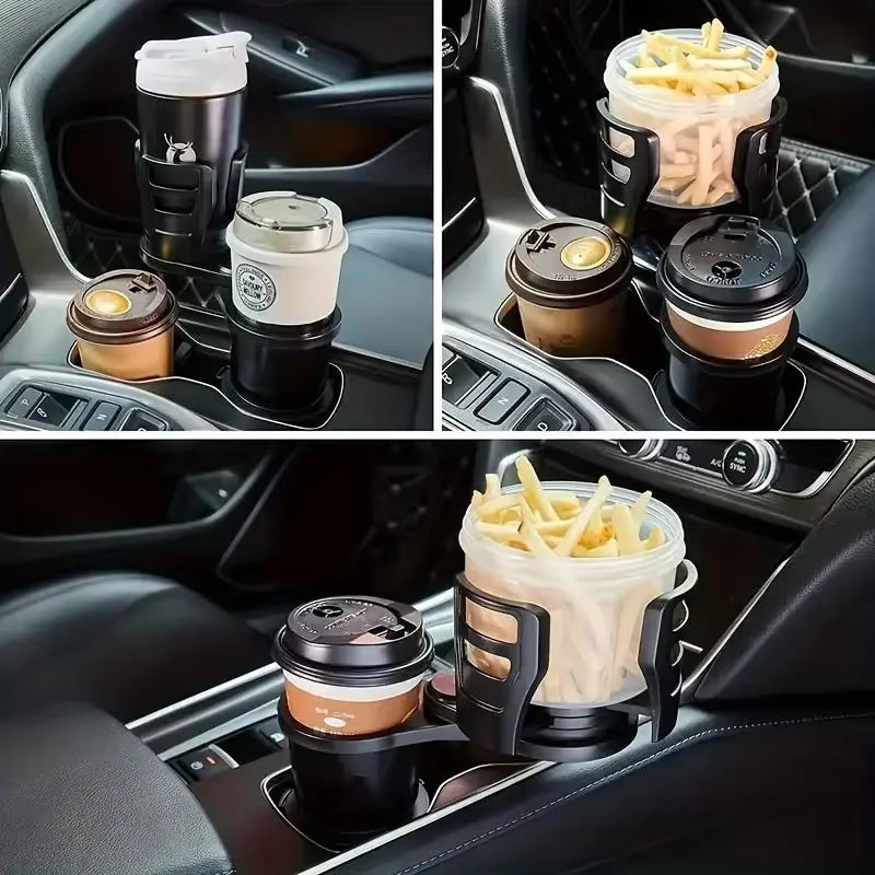 Car Cup Holder Expander for Car Adapter Adjustable Multifunctional Dual Cup Holder with Phone Holder Aromatherapy Organizer