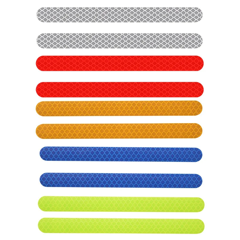 Universal Car Rearview Mirror Reflector Safety Strip Stickers Anti-Collision Reflector Stickers Decals Auto Exterior Accessories