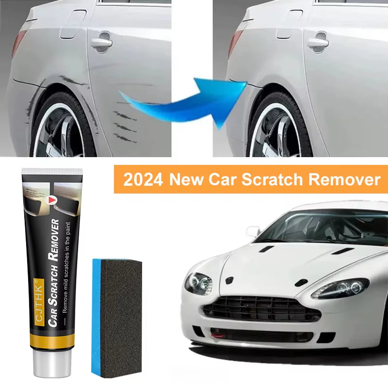 Car Scratch Remover Car Polishing Paste with Sponge Car Body Paint Care Remove Scratch Repair Broken Paint Smooth Car Body