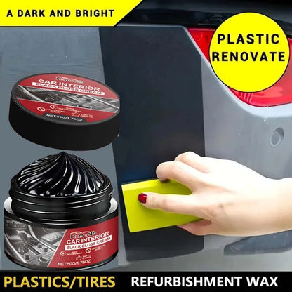 Car Plastic Restorer Back to Black Gloss Auto Interior Leather & Panel Renewal Wax Coating Agent Auto Polish and Repair Coating