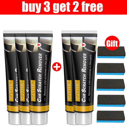 Car Scratch Remover Car Polishing Paste with Sponge Car Body Paint Care Remove Scratch Repair Broken Paint Smooth Car Body