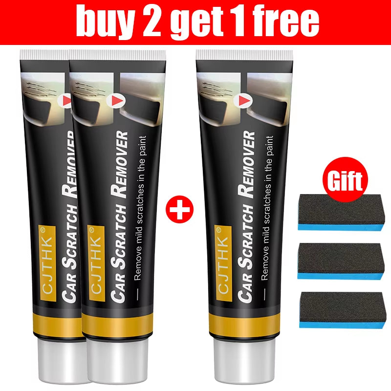 Car Scratch Remover Car Polishing Paste with Sponge Car Body Paint Care Remove Scratch Repair Broken Paint Smooth Car Body