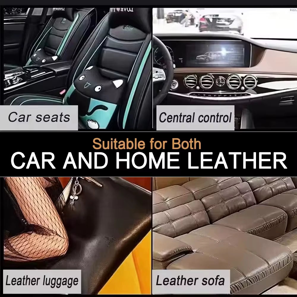 Multifunctional Leather Care Maintenance Oil Cleaning Cream for Car Interior Leather Seat Sofa Bag Shoes Jacket Care Polishing/V