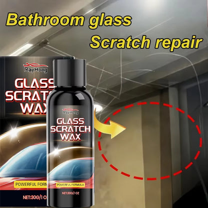 NEW Glass Scratch Repair Paste - Car Window & Bathroom Shower Glass Polishing, Window Glass Scratch Repair, with Sponge.