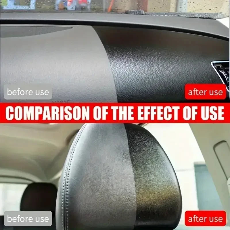 Car Plastic Restorer Back to Black Gloss Auto Interior Leather & Panel Renewal Wax Coating Agent Auto Polish and Repair Coating